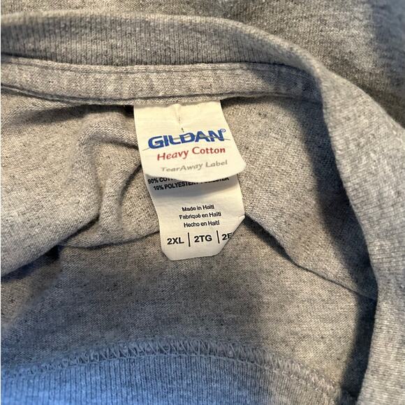 GUC Gildan Sturgis Black Hills Rally 2015 75th Anniversary Gray T Shirt Size 2XL - Picture 4 of 5